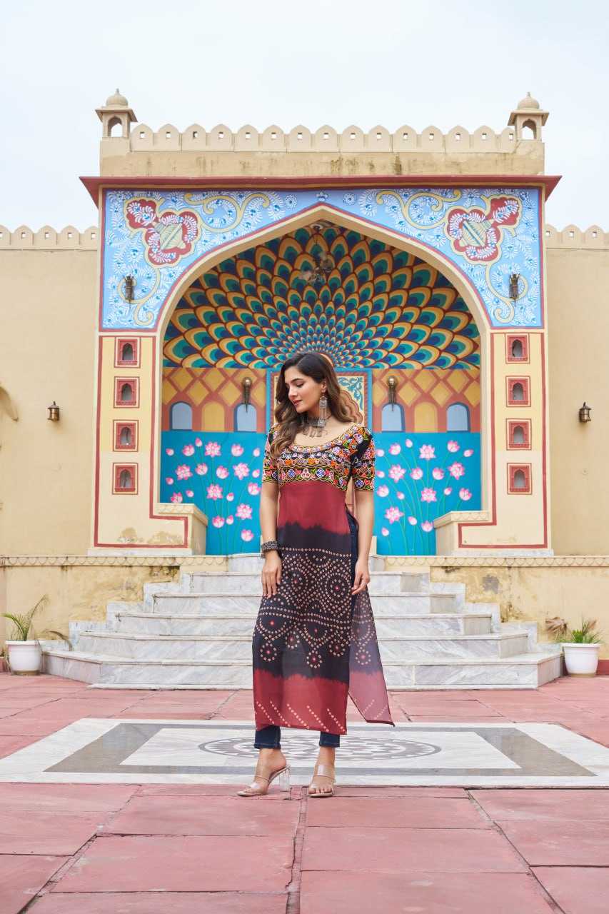 Ynf Reyon Cotton KESH489 1190 Kurti Wholesale Printed Kurtis Half Sleeve Kurtis Round Neck Kurtis Manufacturer
