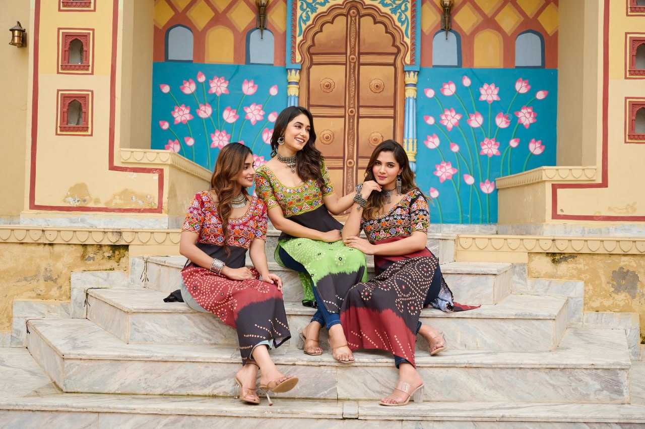 Ynf Reyon Cotton KESH489 1190 Kurti Wholesale Printed Kurtis Half Sleeve Kurtis Round Neck Kurtis Manufacturer