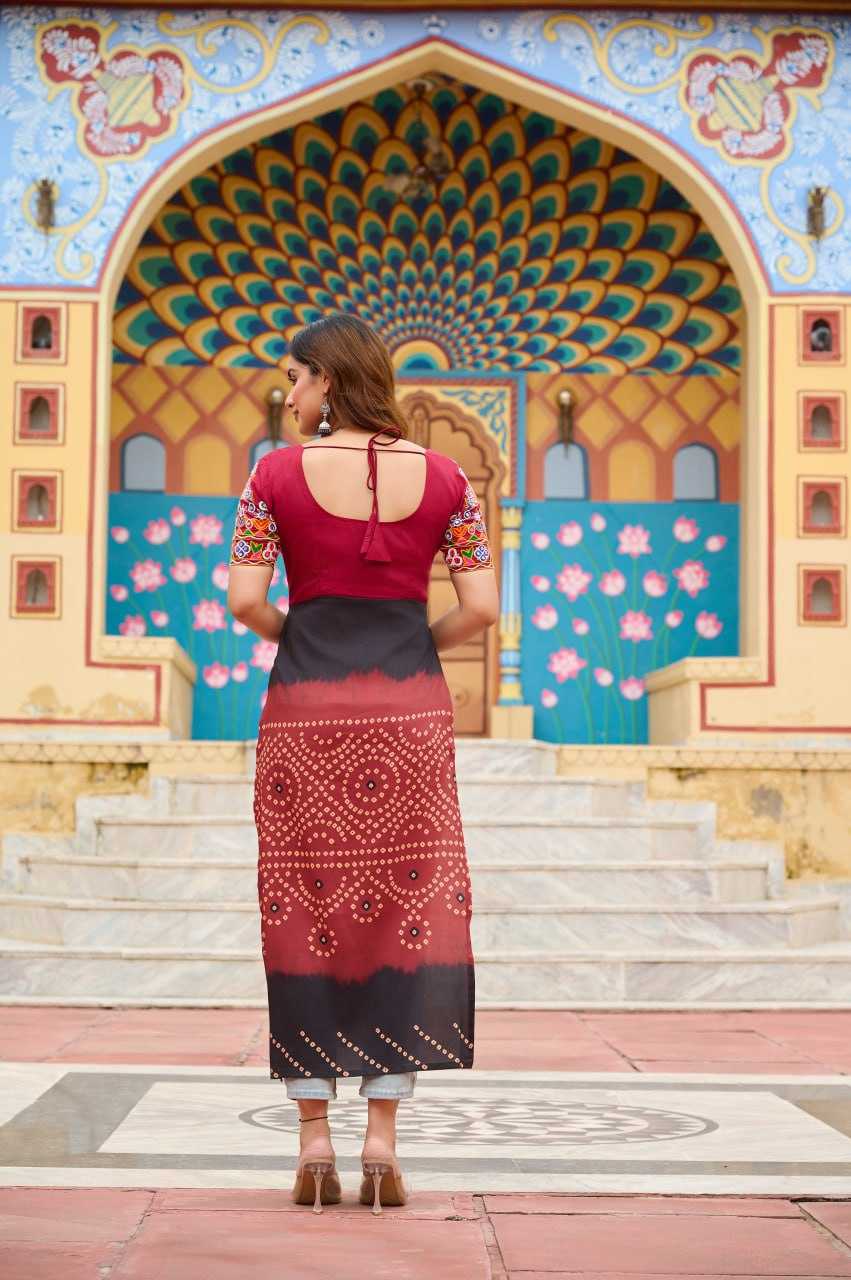 Ynf Reyon Cotton KESH489 1190 Kurti Wholesale Printed Kurtis Half Sleeve Kurtis Round Neck Kurtis Manufacturer