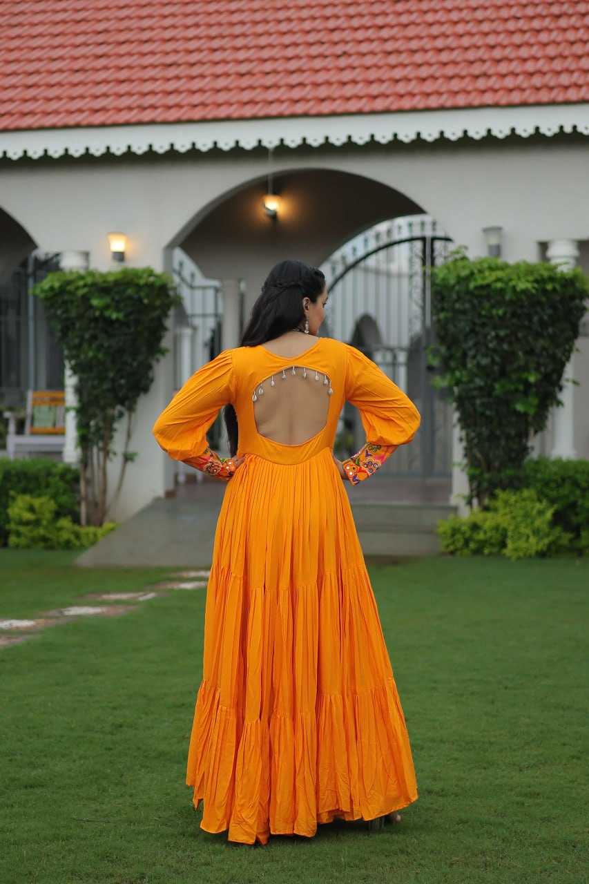 Ynf Reyon Cotton KESH491 9255 Gowns Wholesale Fancy Gowns Embroidery Gowns Long Gowns Manufacturer