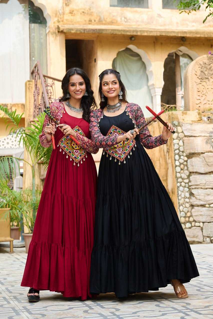 Ynf Reyon Cotton KESH491 9256 Gowns Festive Collections Wholesale Embroidery Gowns Navratri Chaniya Choli Manufacturer
