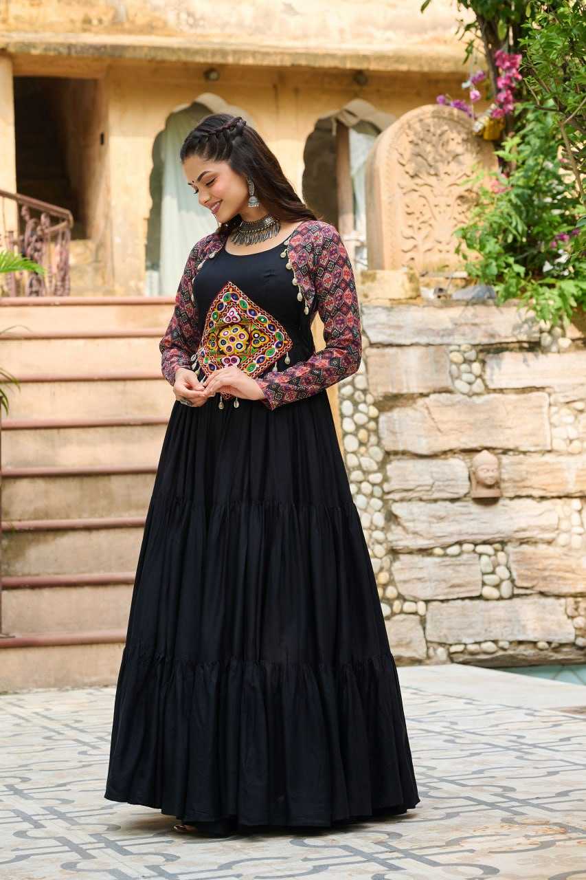 Ynf Reyon Cotton KESH491 9256 Gowns Festive Collections Wholesale Embroidery Gowns Navratri Chaniya Choli Manufacturer