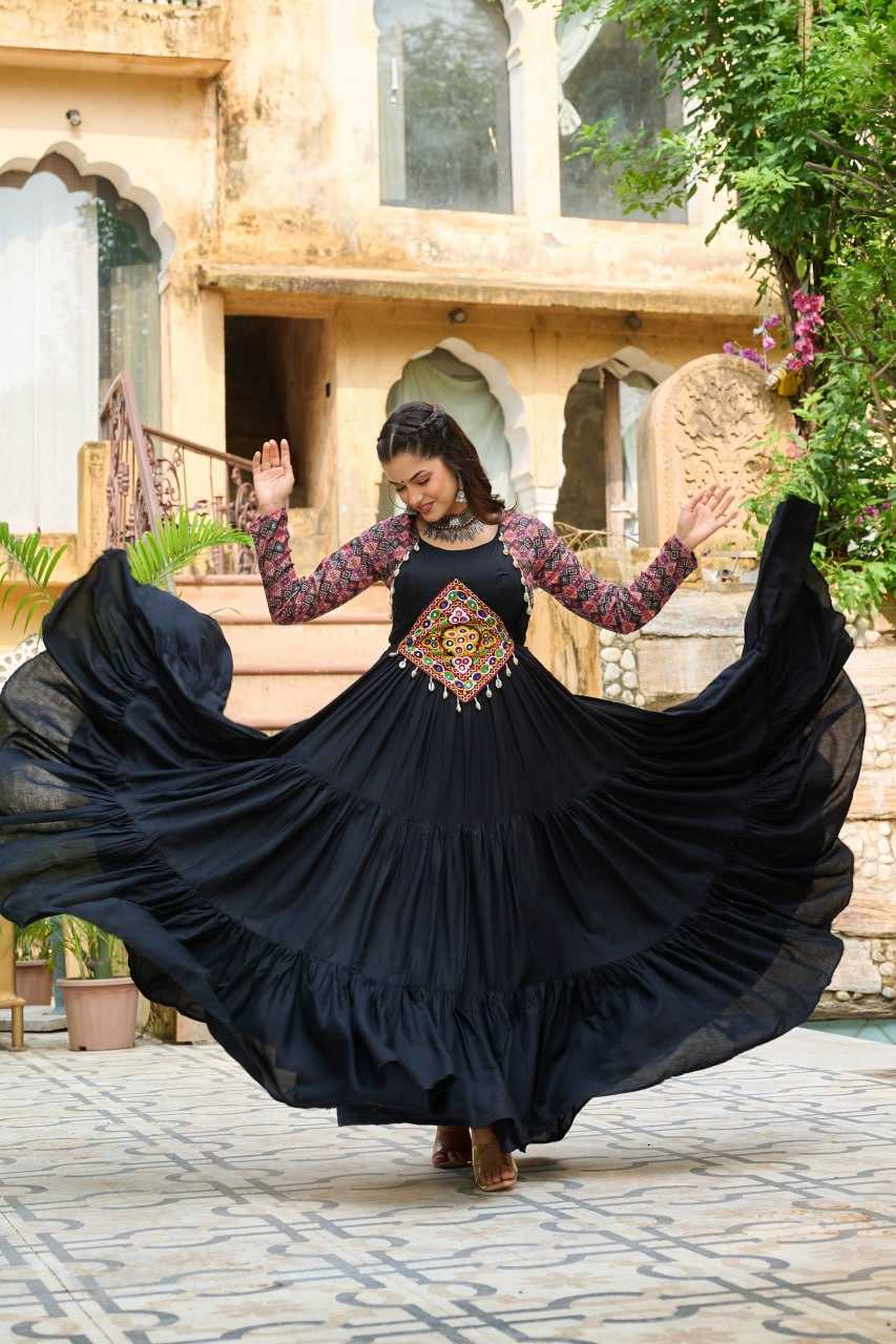 Ynf Reyon Cotton KESH491 9256 Gowns Festive Collections Wholesale Embroidery Gowns Navratri Chaniya Choli Manufacturer