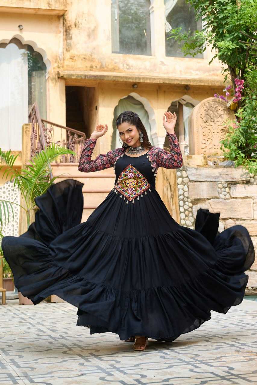 Ynf Reyon Cotton KESH491 9256 Gowns Festive Collections Wholesale Embroidery Gowns Navratri Chaniya Choli Manufacturer