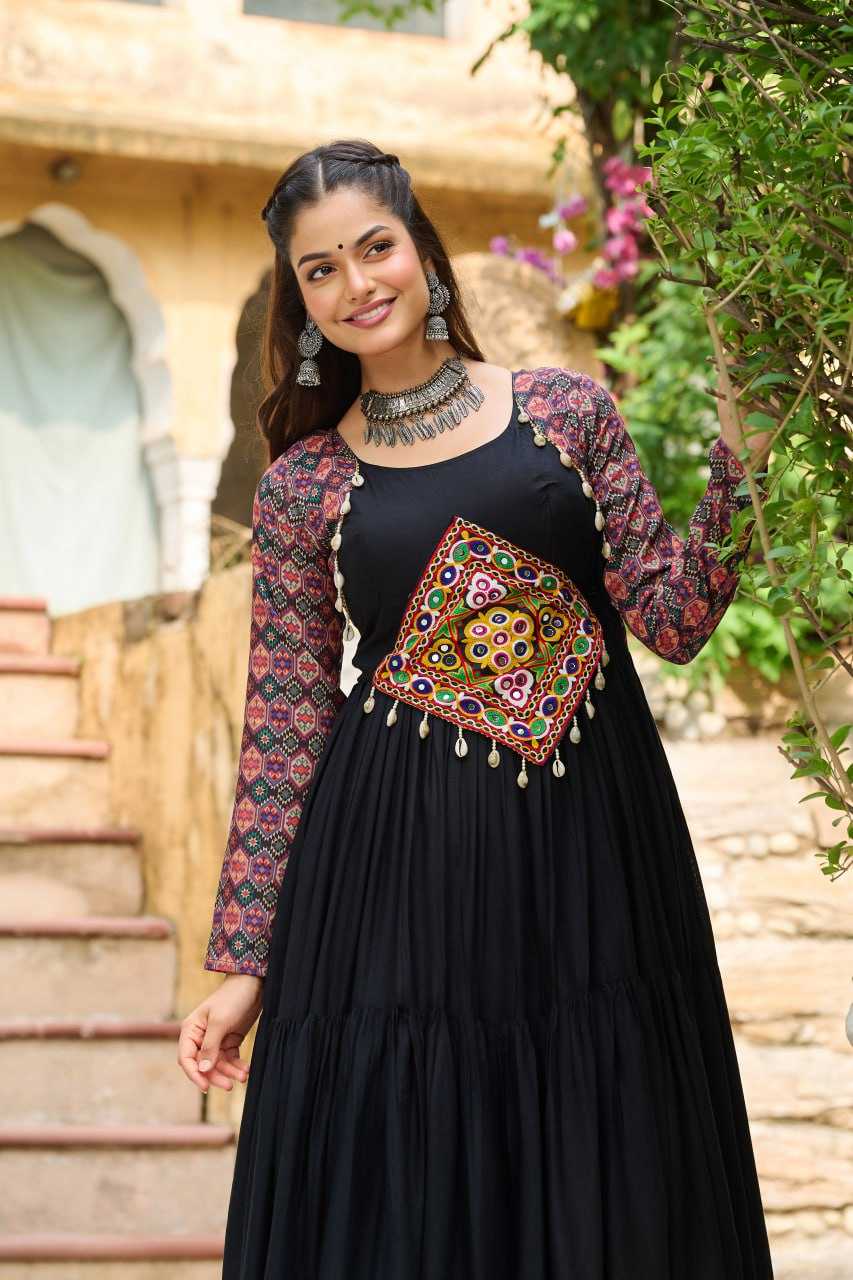 Ynf Reyon Cotton KESH491 9256 Gowns Festive Collections Wholesale Embroidery Gowns Navratri Chaniya Choli Manufacturer