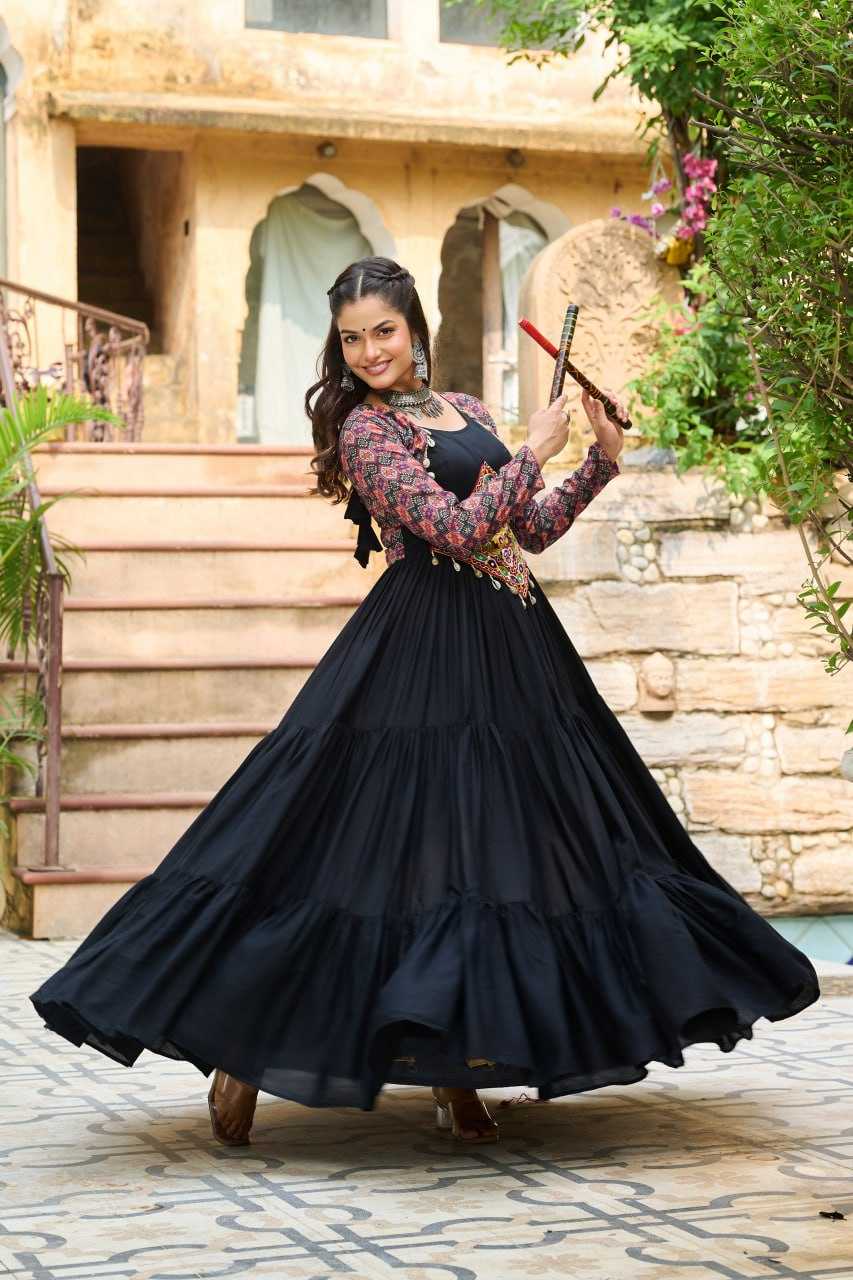 Ynf Reyon Cotton KESH491 9256 Gowns Festive Collections Wholesale Embroidery Gowns Navratri Chaniya Choli Manufacturer