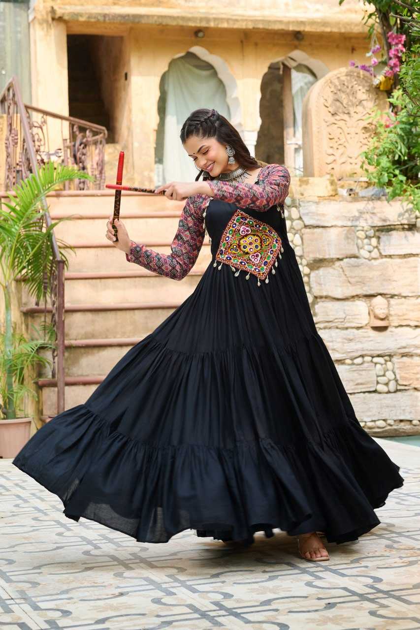 Ynf Reyon Cotton KESH491 9256 Gowns Festive Collections Wholesale Embroidery Gowns Navratri Chaniya Choli Manufacturer