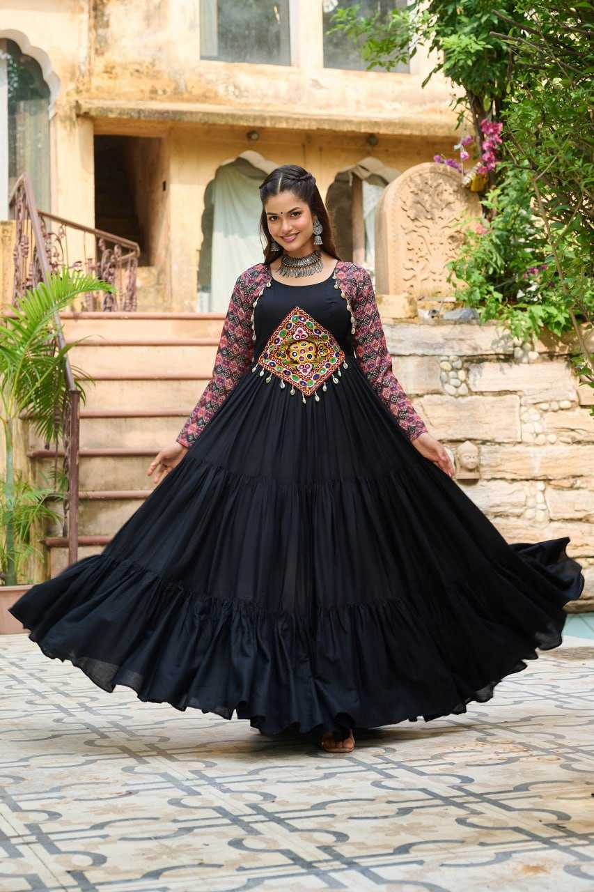 Ynf Reyon Cotton KESH491 9256 Gowns Festive Collections Wholesale Embroidery Gowns Navratri Chaniya Choli Manufacturer