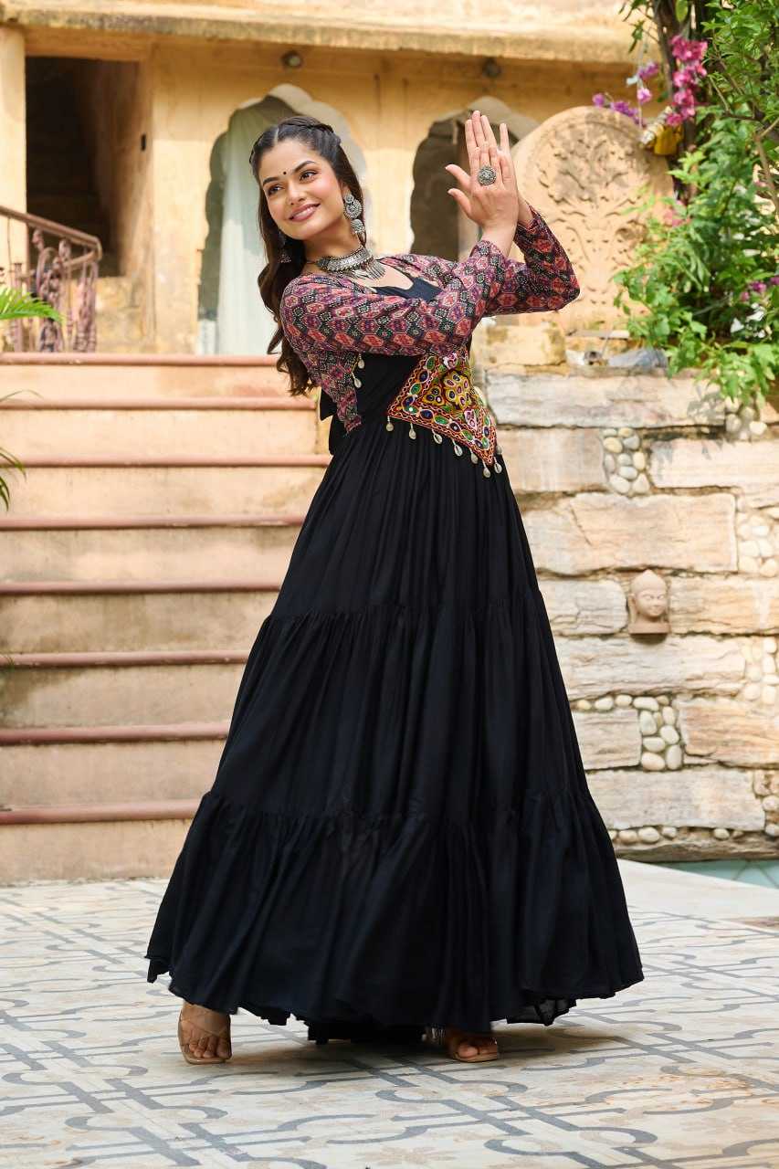 Ynf Reyon Cotton KESH491 9256 Gowns Festive Collections Wholesale Embroidery Gowns Navratri Chaniya Choli Manufacturer