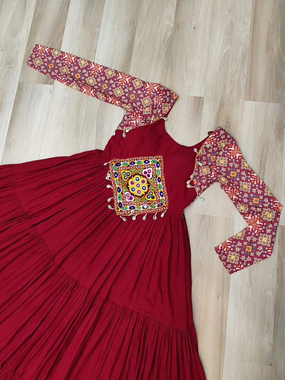 Ynf Reyon Cotton KESH491 9256 Gowns Festive Collections Wholesale Embroidery Gowns Navratri Chaniya Choli Manufacturer