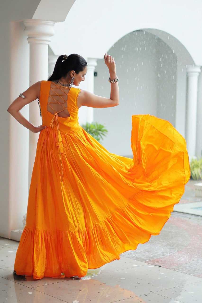 Ynf Reyon Cotton KESH491 9258 Gowns Wedding Collections Wholesale Embroidery Gowns Wedding Gown Haldi Outfits Manufacturer
