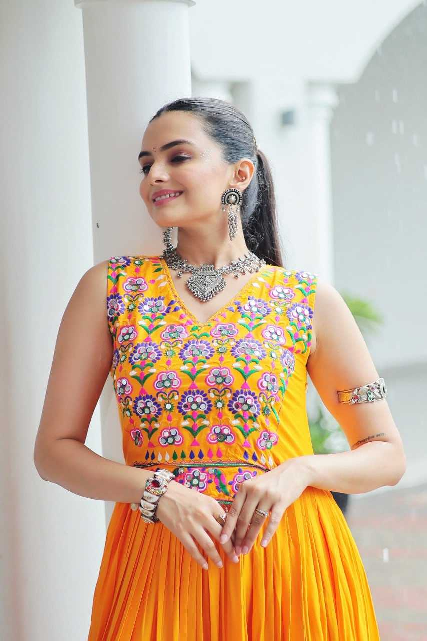 Ynf Reyon Cotton KESH491 9258 Gowns Wedding Collections Wholesale Embroidery Gowns Wedding Gown Haldi Outfits Manufacturer