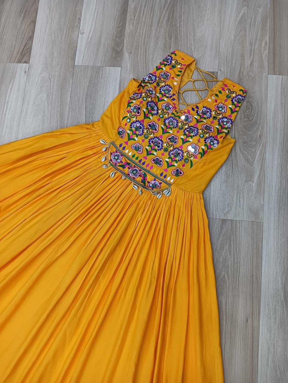 Ynf Reyon Cotton KESH491 9258 Gowns Wedding Collections Wholesale Embroidery Gowns Wedding Gown Haldi Outfits Manufacturer