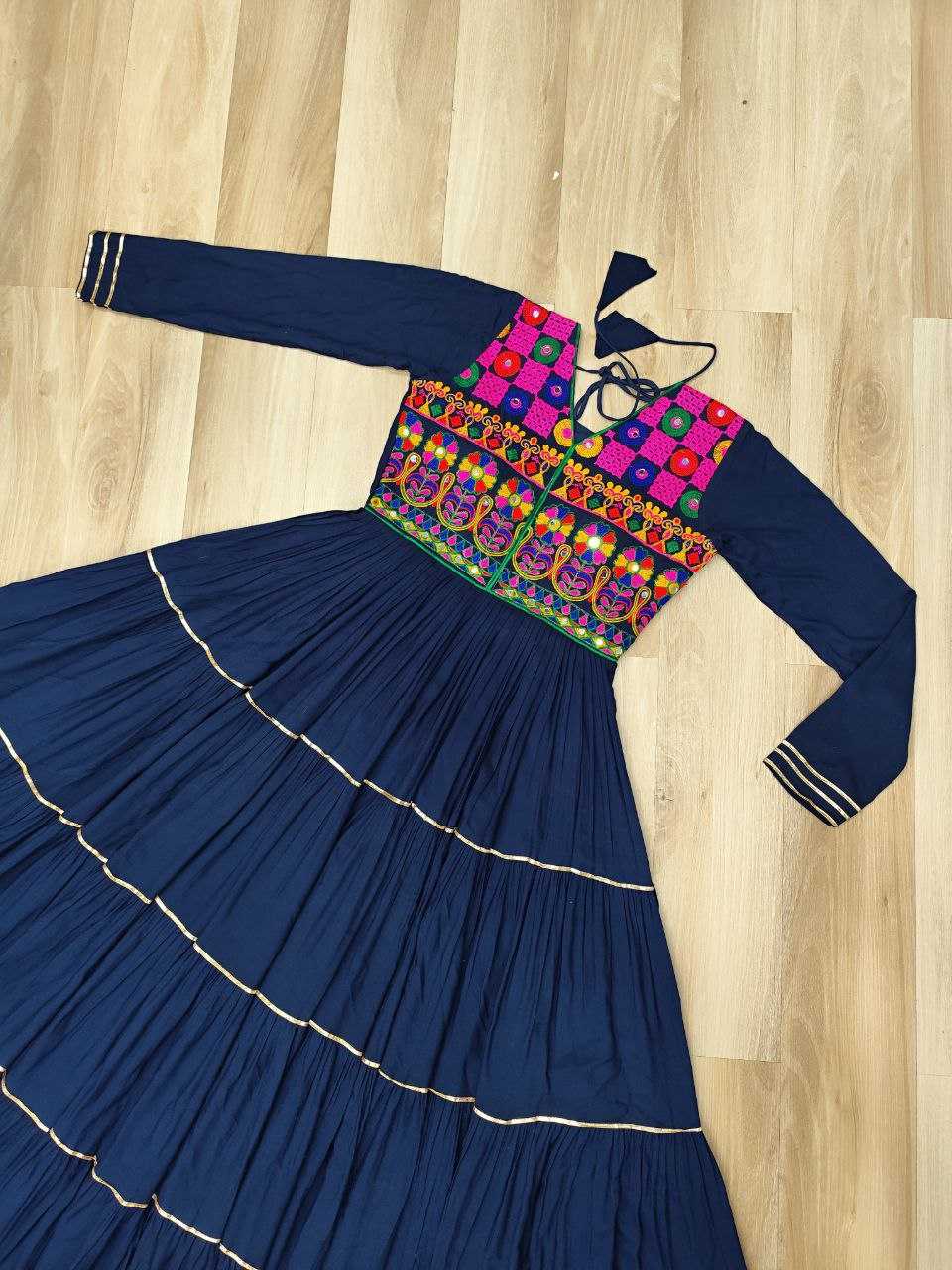 Ynf Reyon Cotton KESH491 9260 Gowns Festive Collections Wholesale Embroidery Gowns Navratri Chaniya Choli Manufacturer