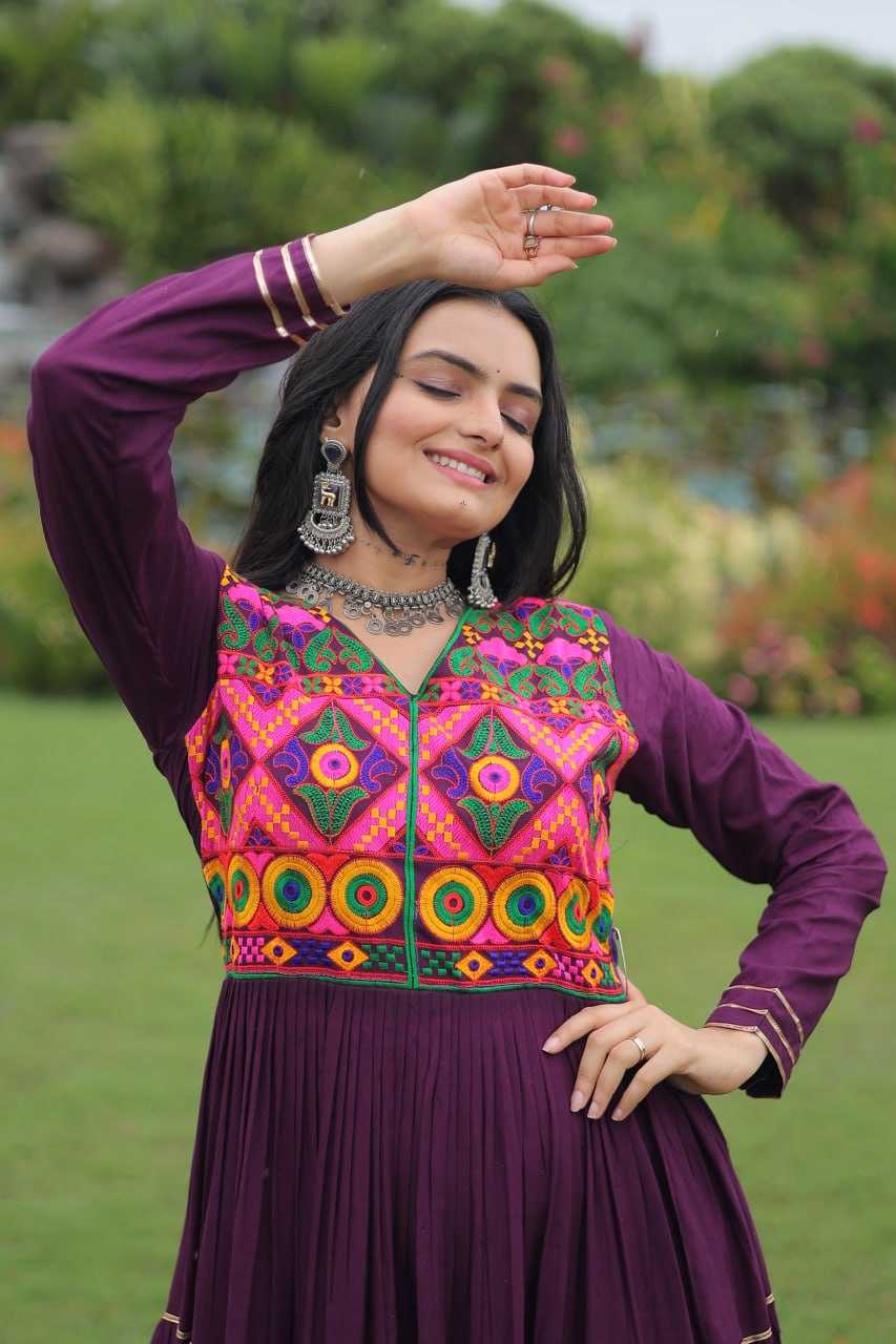 Ynf Reyon Cotton KESH491 9260 Gowns Festive Collections Wholesale Embroidery Gowns Navratri Chaniya Choli Manufacturer