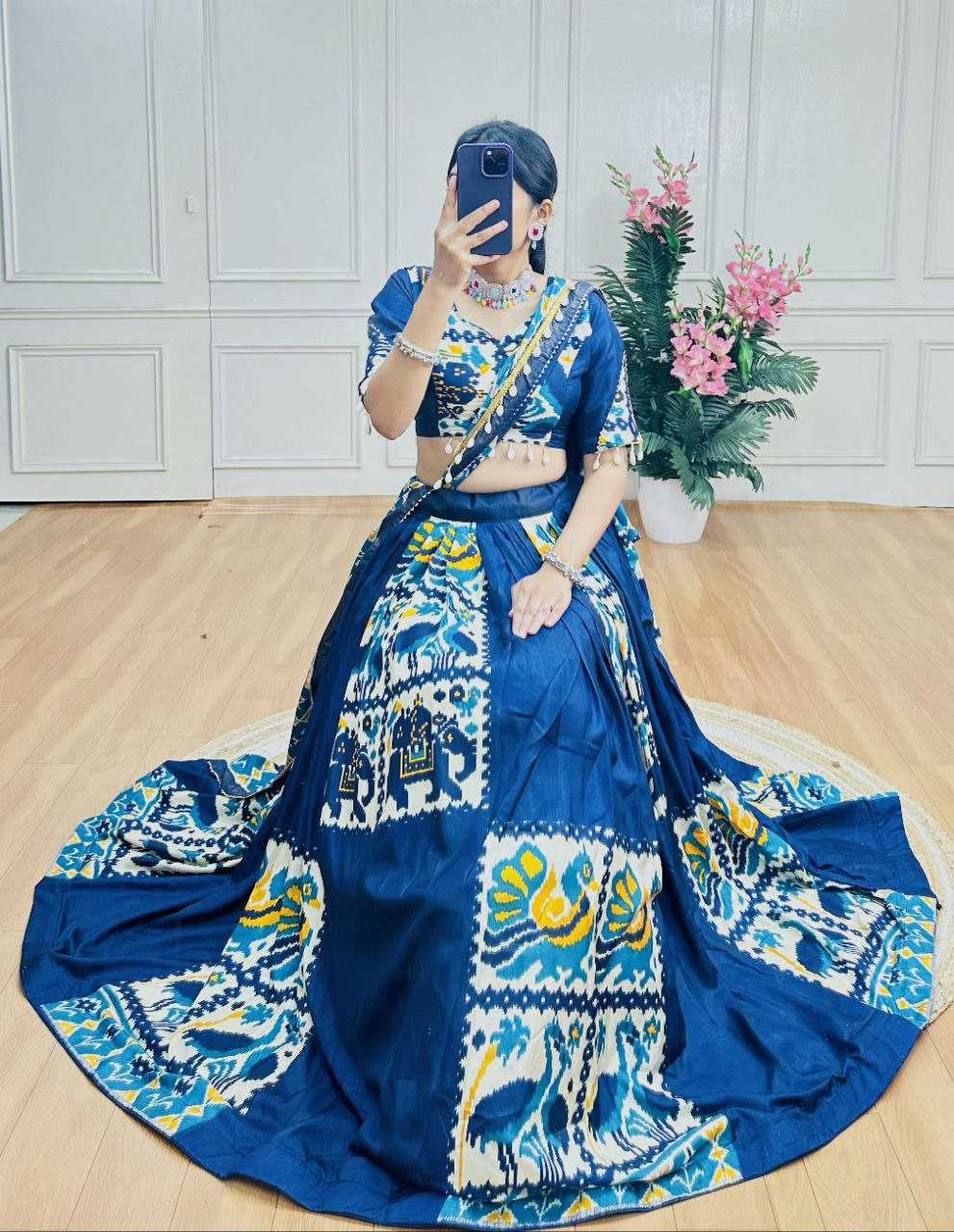 Ynf Reyon Cotton KESH511 Cowrie Lehengas Festive Collections Wholesale Fancy Lehenga Printed Lehenga Embroidered Lehenga Navratri Chaniya Choli Manufacturer