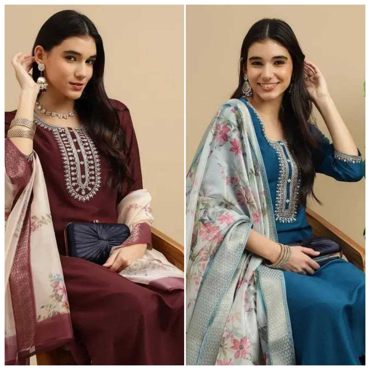 Ynf Reyon Cotton KESH517 K2 Suits & Dresses Wholesale Ladies Suits Embroidery Suits Ladies Salwar Suits Manufacturer