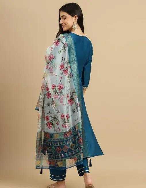 Ynf Reyon Cotton KESH517 K2 Suits & Dresses Wholesale Ladies Suits Embroidery Suits Ladies Salwar Suits Manufacturer