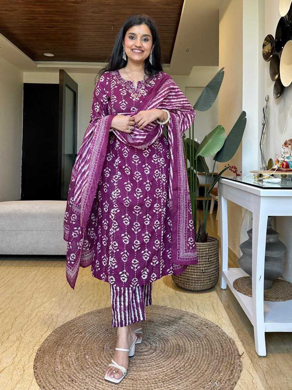Ynf Reyon Cotton KESH536 WISKI Kurti Wholesale Cotton Kurtis Kurti With Pants Manufacturer