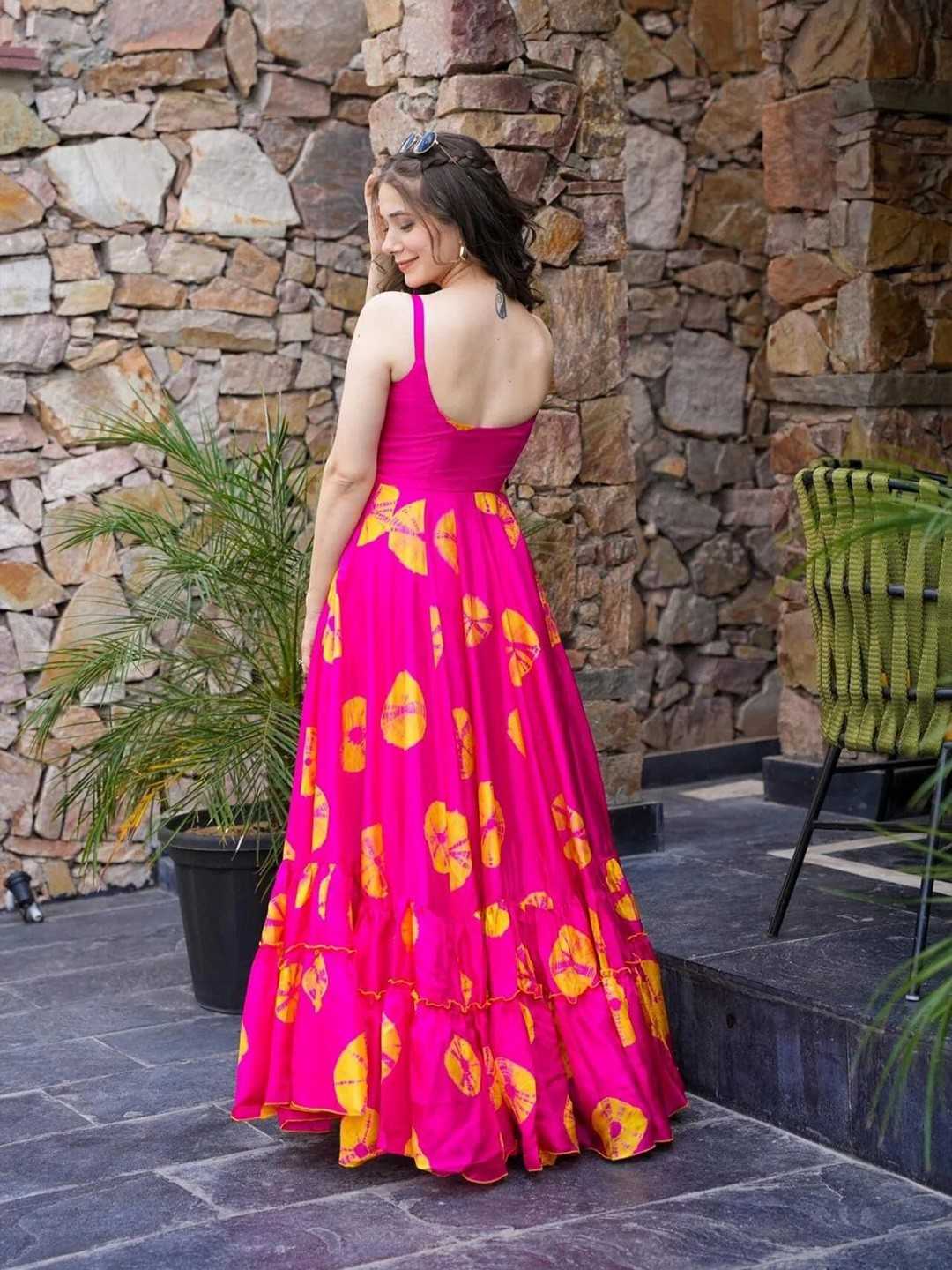 Ynf Reyon Cotton KESH545 C102 Gowns Plus Size Collections Wholesale Printed Gowns Fancy Gowns Party Gowns Long Gowns Sleeveless Gowns Manufacturer
