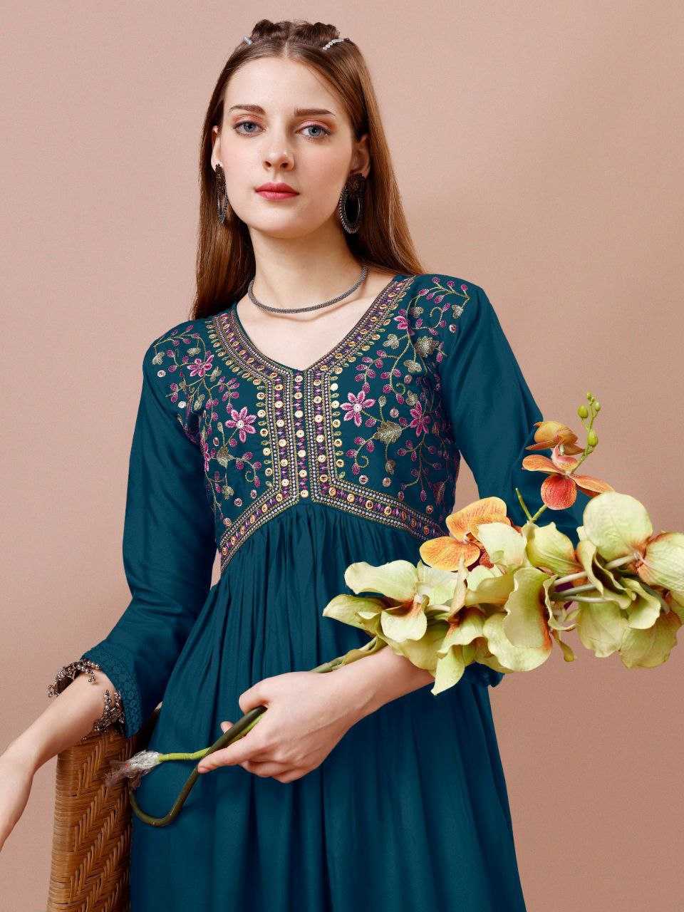 Ynf Reyon Cotton KESH552 73 Kurti Wholesale Casual Kurtis Short Kurtis Party Wear Kurtis Anarkali Kurtis Embroidered Kurtis Manufacturer