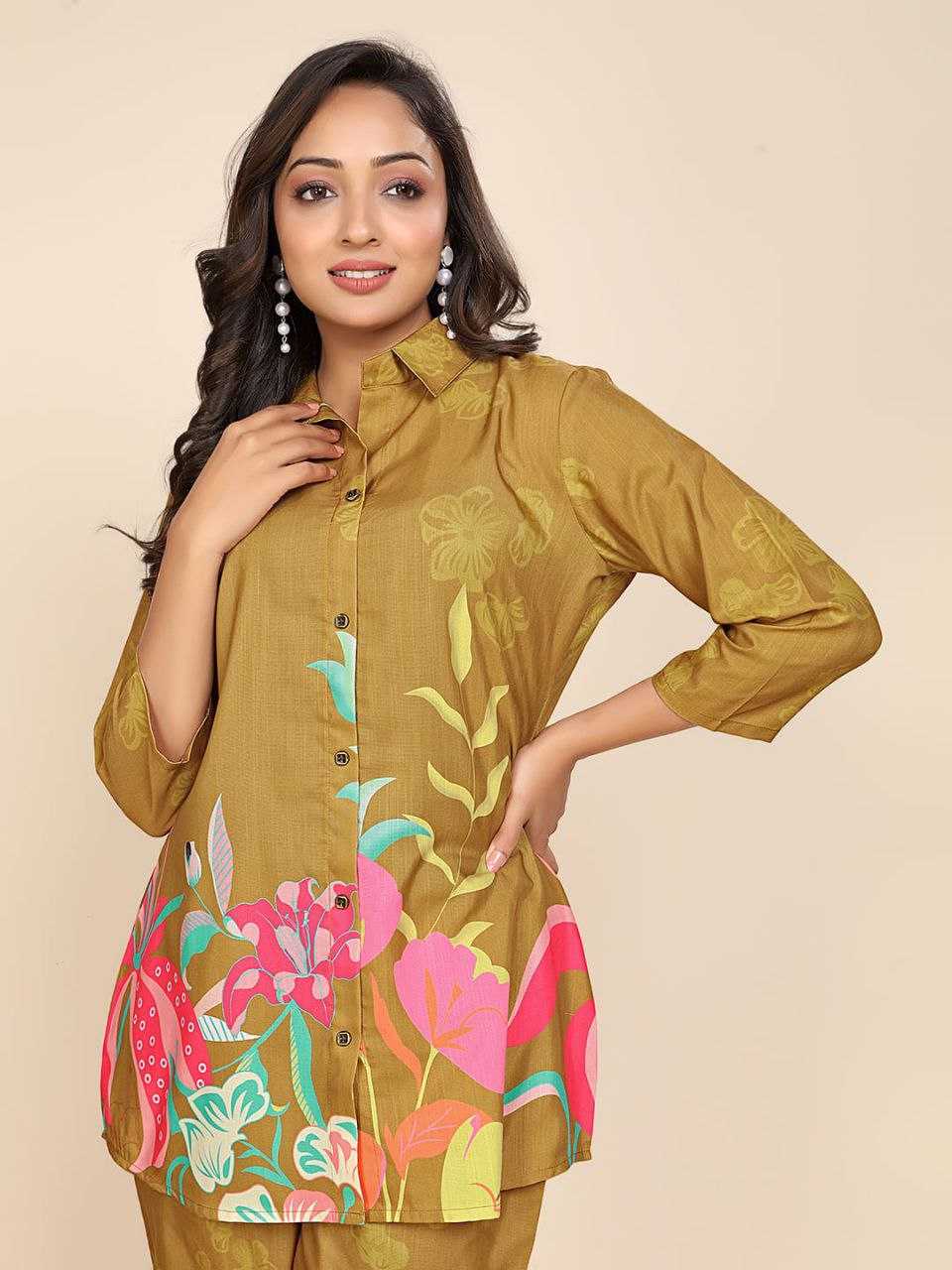 Ynf Reyon Cotton KESH552 76 Western Wears Wholesale Co-ord Set Manufacturer