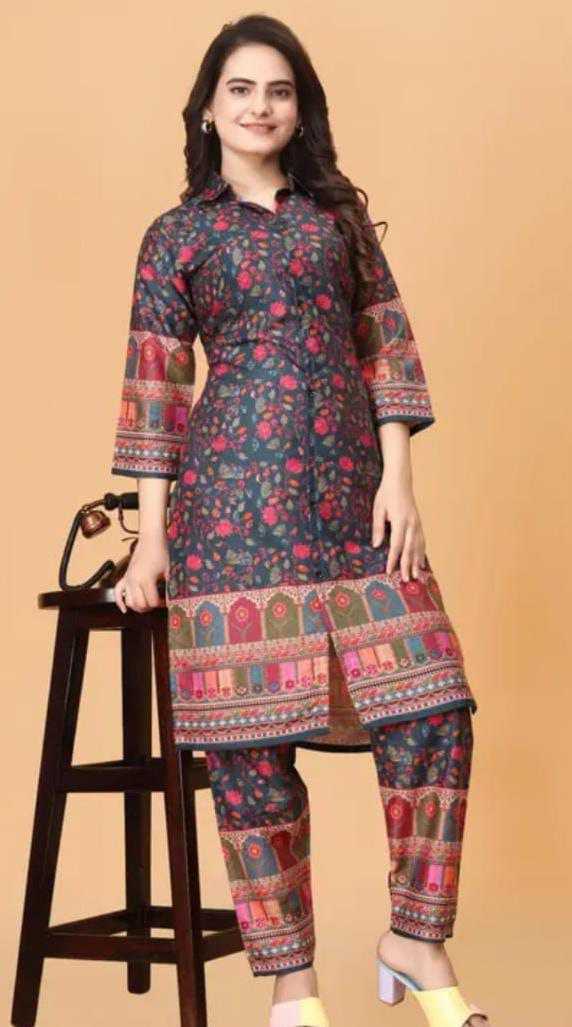 Ynf Reyon Cotton KESH552 76 Western Wears Wholesale Co-ord Set Manufacturer