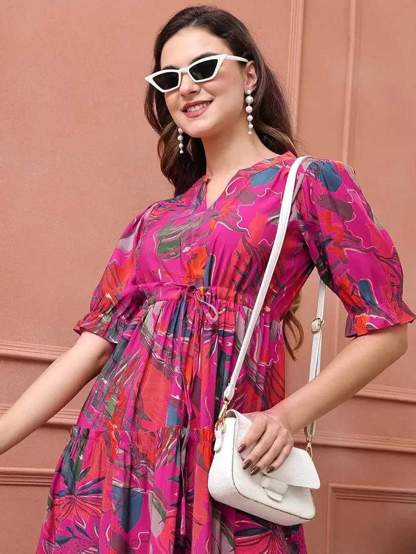 Ynf Reyon Cotton KESH552 94 Gowns Wholesale Printed Gowns Fancy Gowns Long Gowns Manufacturer