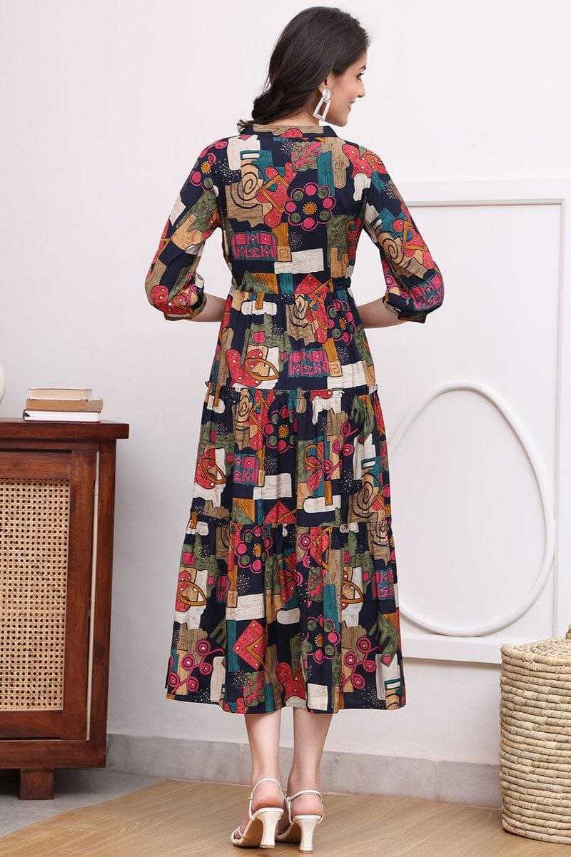 Ynf Reyon Cotton KESH552 94 Gowns Wholesale Printed Gowns Fancy Gowns Long Gowns Manufacturer