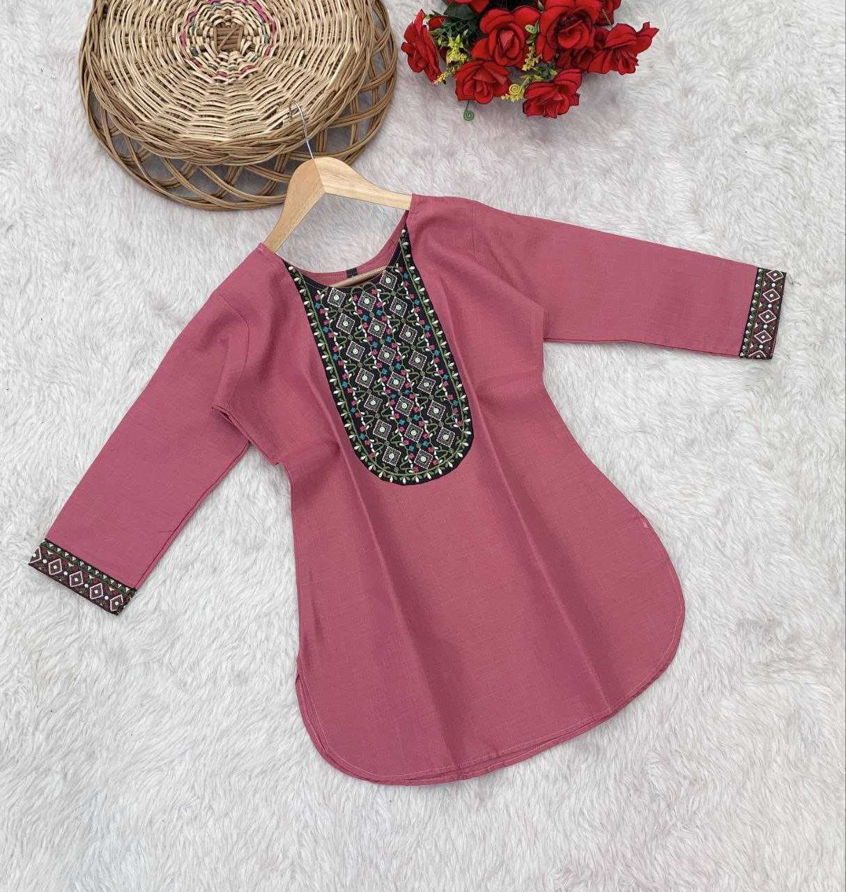 Ynf Reyon Cotton KESH552 RAJHANS Kurti Wholesale Casual Kurtis Festive Kurtis Short Kurtis Embroidered Kurtis Manufacturer