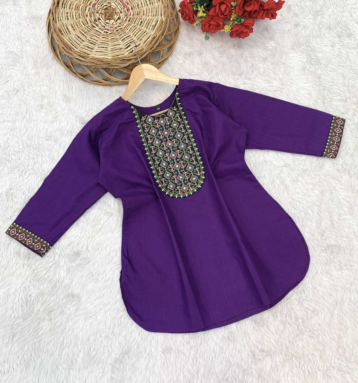 Ynf Reyon Cotton KESH552 RAJHANS Kurti Wholesale Casual Kurtis Festive Kurtis Short Kurtis Embroidered Kurtis Manufacturer