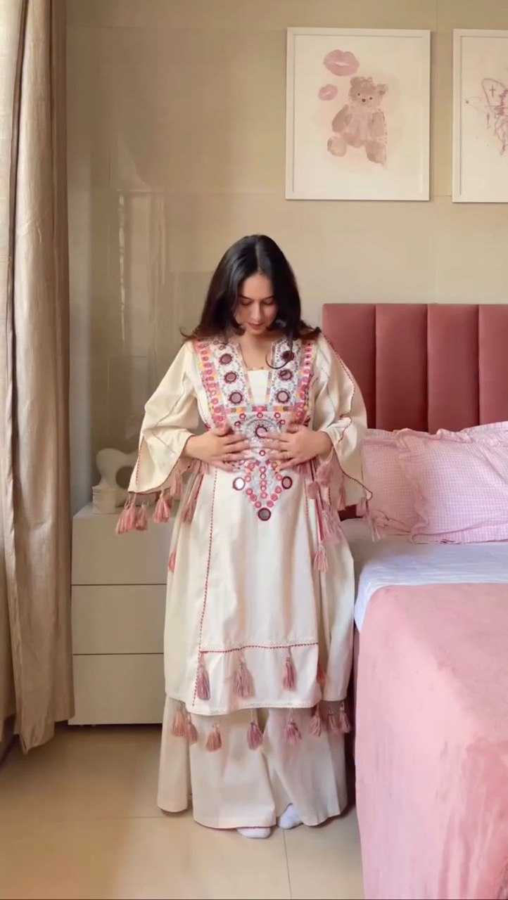 Ynf Reyon Cotton RIN133 1516 Suits & Dresses Wholesale Sharara Salwar Suits Party wear suits White Salwar Suit Manufacturer