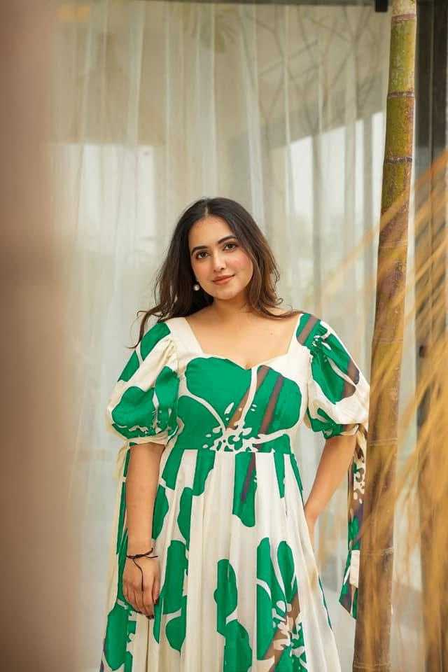 Ynf Reyon Cotton RIN220 MITTHO Gowns Plus Size Collections Wholesale Printed Gowns Fancy Gowns Anarkali Gown Party Gowns Manufacturer