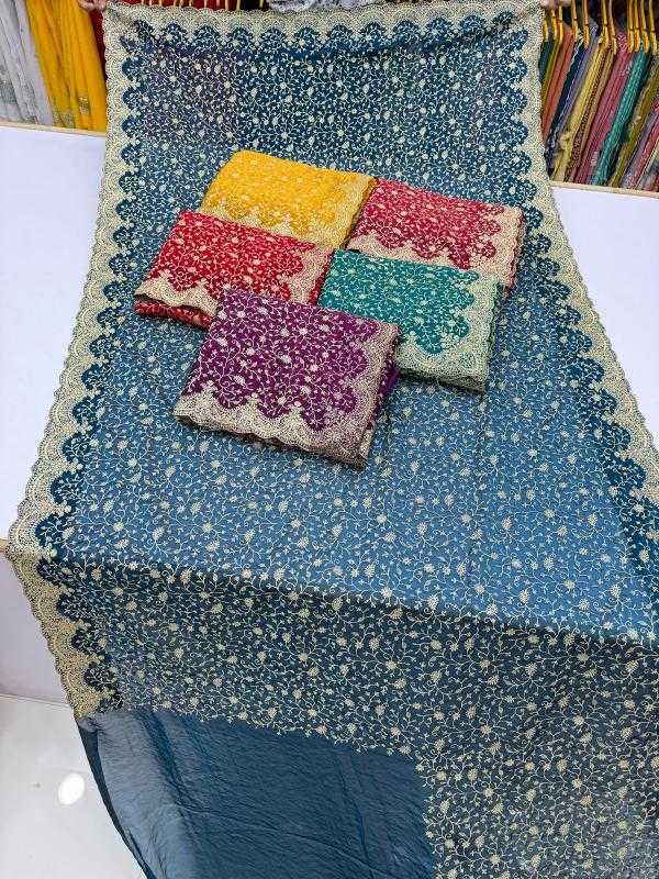 Ynf Satin KESH114 9561 Sarees Wholesale Embroidered Sarees Zari Border Sarees Satin Sarees Manufacturer
