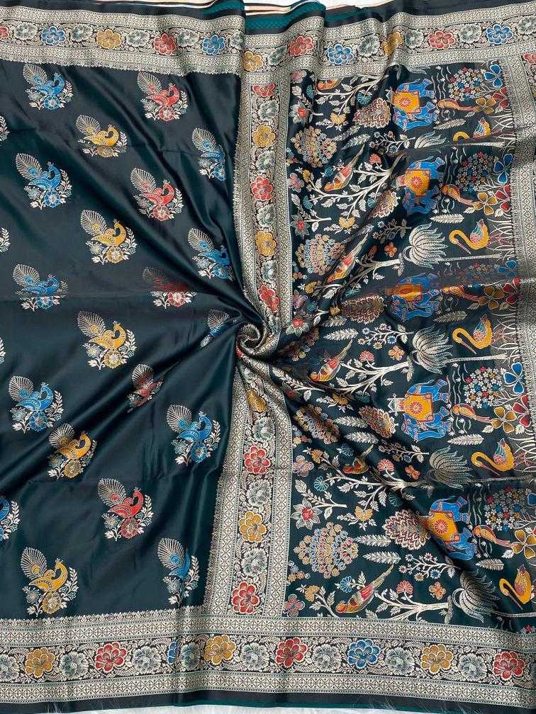 Ynf Satin KESH249 Satin Mor Sarees Wholesale Designer Sarees Fancy Sarees Satin Sarees Manufacturer