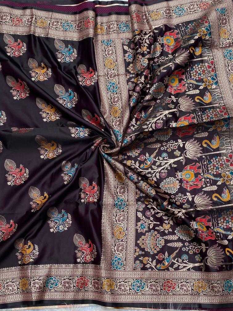 Ynf Satin KESH249 Satin Mor Sarees Wholesale Designer Sarees Fancy Sarees Satin Sarees Manufacturer