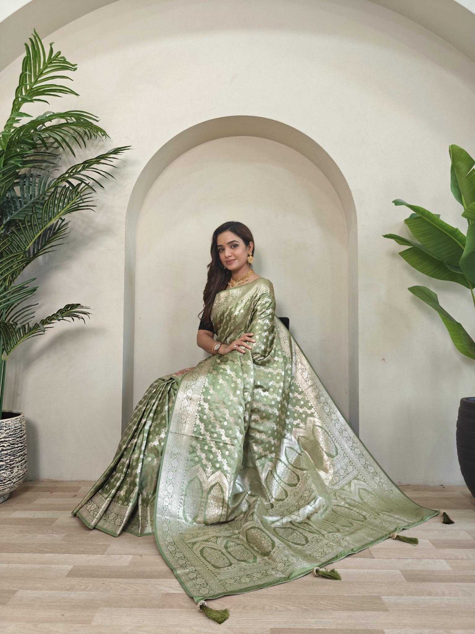 Ynf Satin KESH249 Vamika Sarees Wholesale Designer Sarees Traditional Sarees Satin Sarees Manufacturer