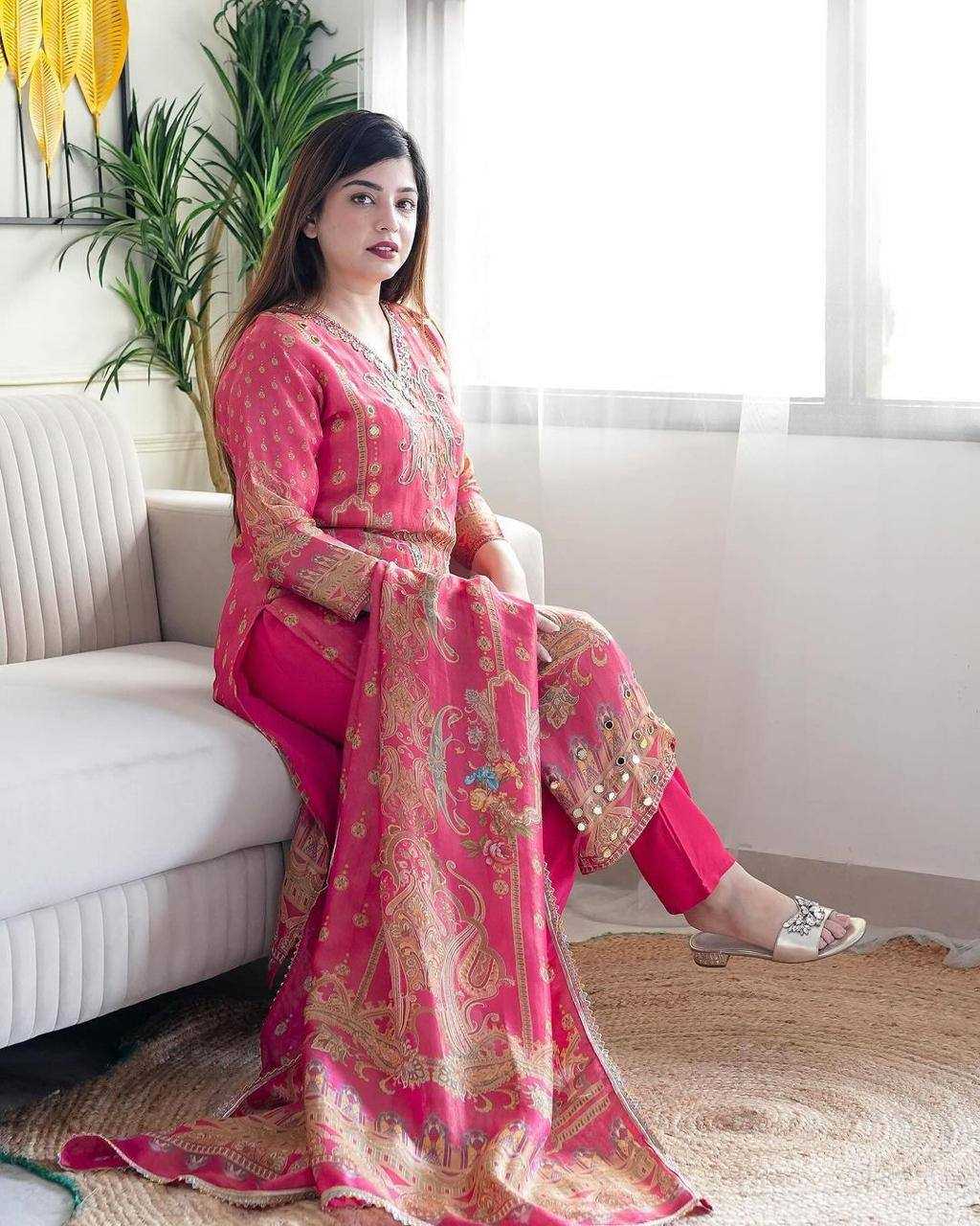 Ynf Satin KESH501 famina Suits & Dresses Wholesale Ladies Suits Party wear suits Designer Suits Manufacturer