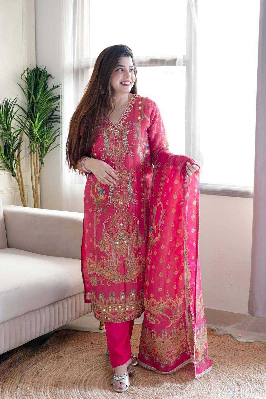 Ynf Satin KESH501 famina Suits & Dresses Wholesale Ladies Suits Party wear suits Designer Suits Manufacturer