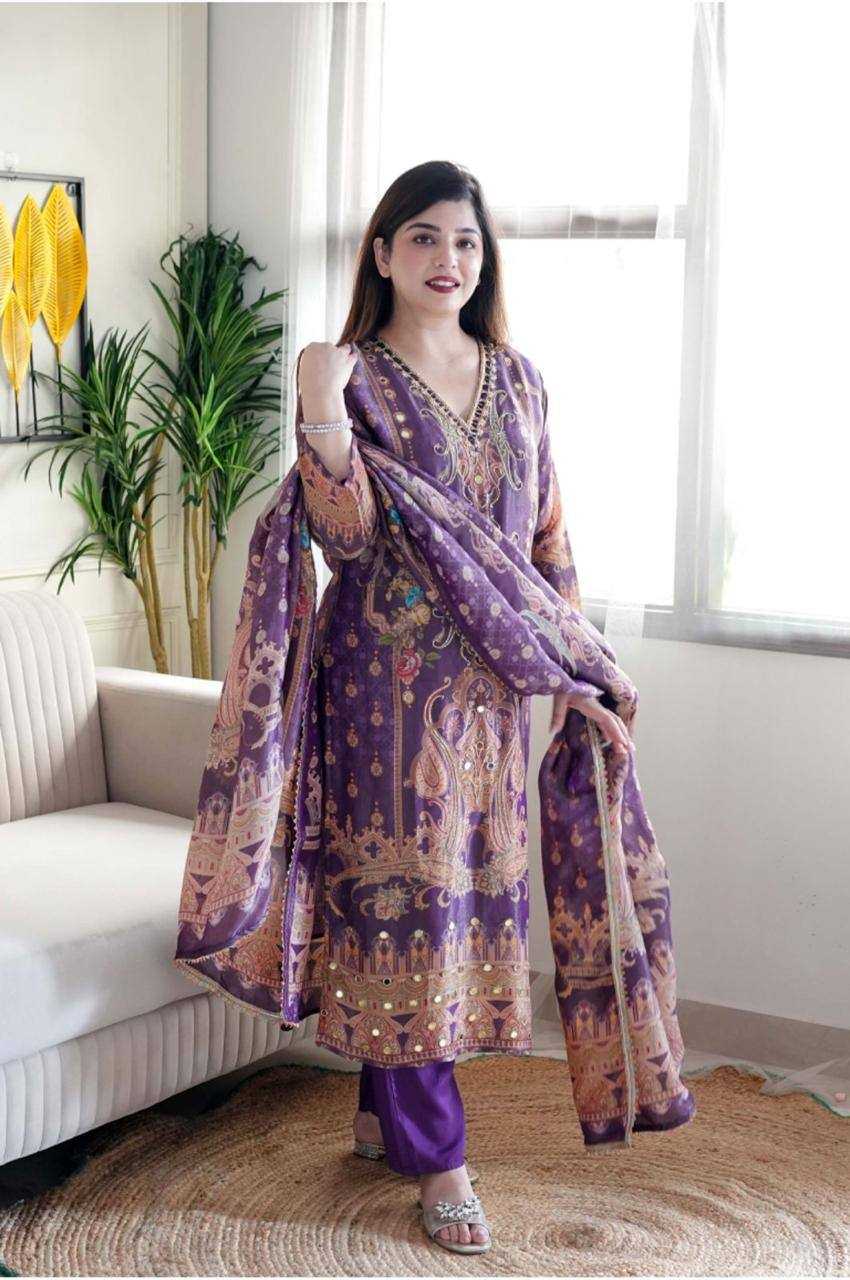 Ynf Satin KESH501 famina Suits & Dresses Wholesale Ladies Suits Party wear suits Designer Suits Manufacturer