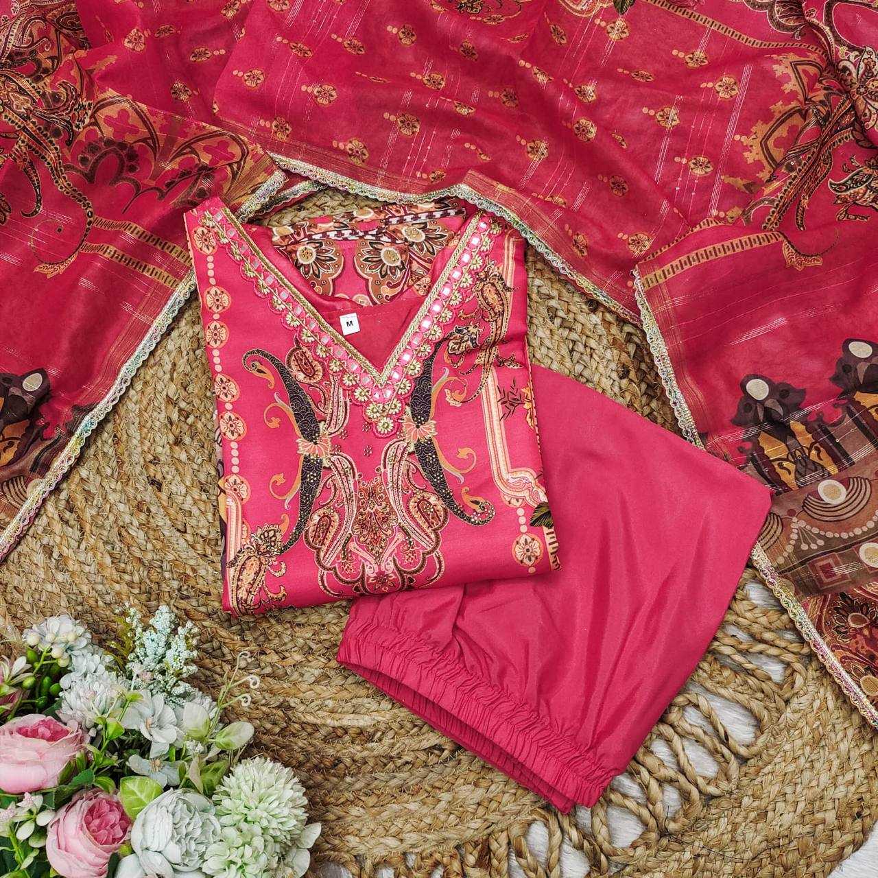 Ynf Satin KESH501 famina Suits & Dresses Wholesale Ladies Suits Party wear suits Designer Suits Manufacturer