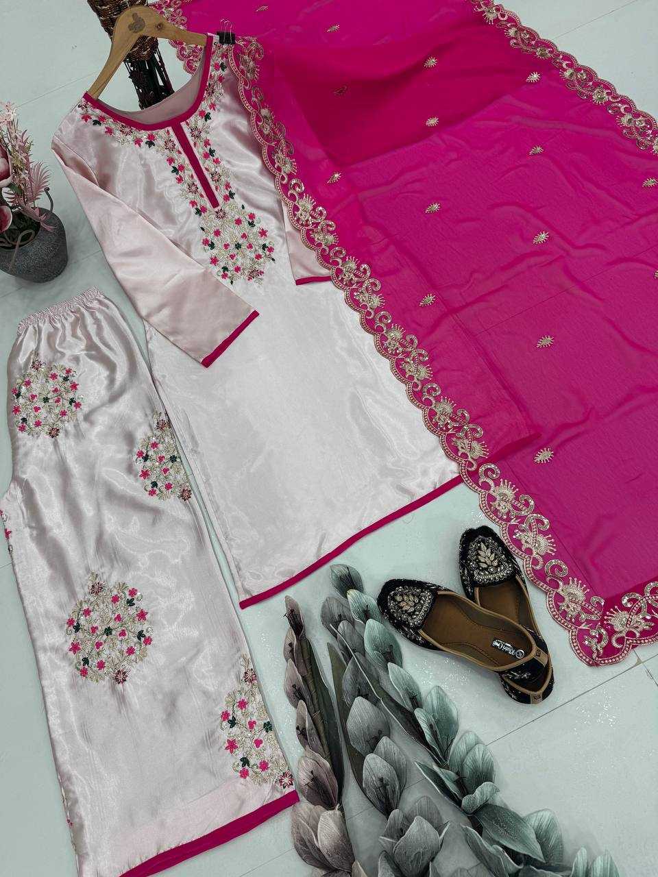 Ynf Satin KESH512 210 Suits & Dresses Wholesale Ladies Suits Dresses Designer Suits Manufacturer