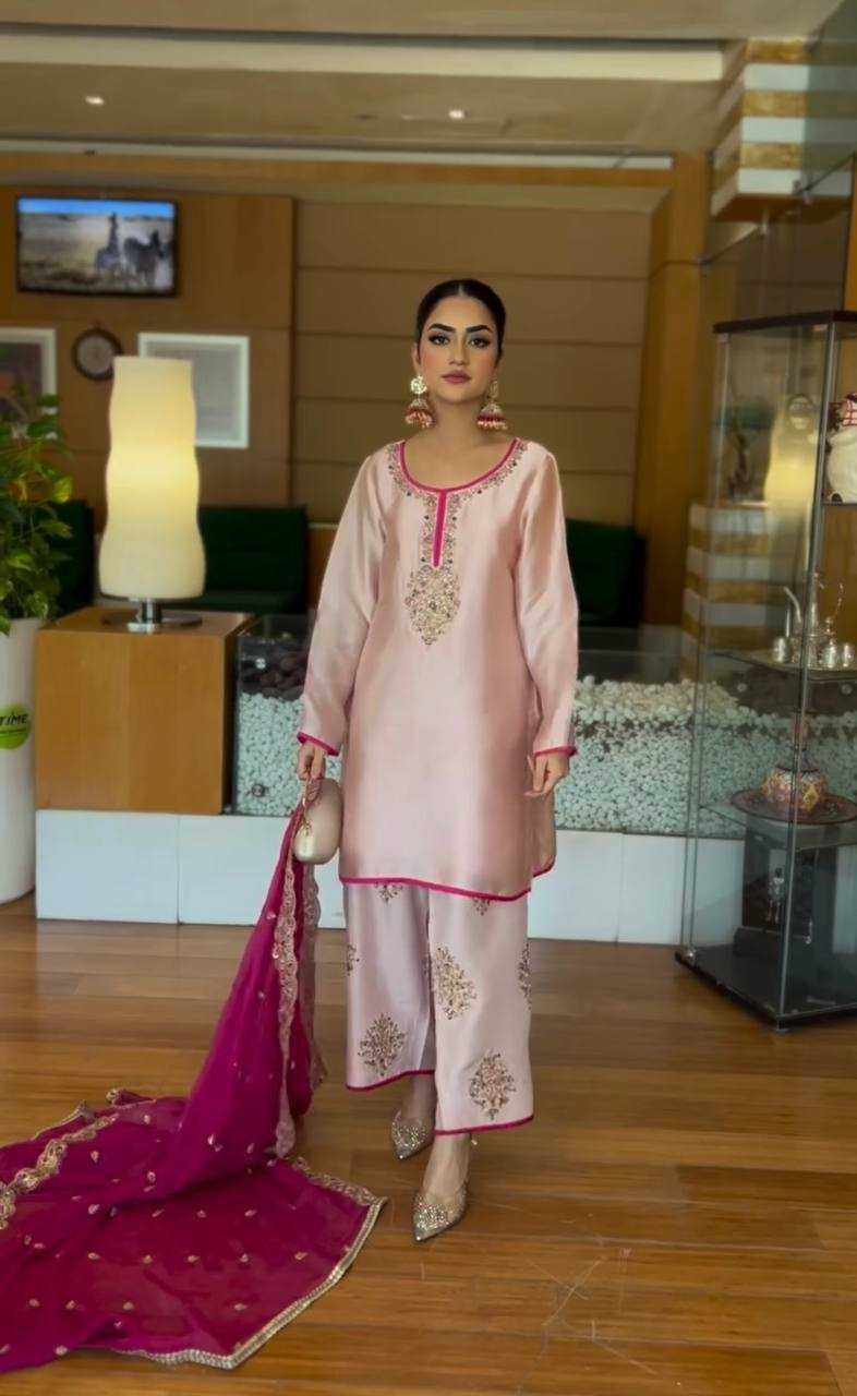 Ynf Satin KESH512 210 Suits & Dresses Wholesale Ladies Suits Dresses Designer Suits Manufacturer