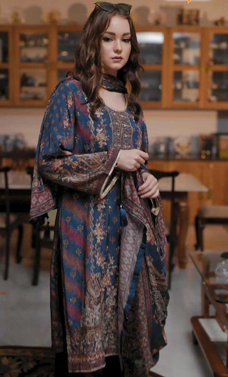 Ynf Satin KESH512 221 Islamic Clothing Wholesale Pakistani Suits Manufacturer