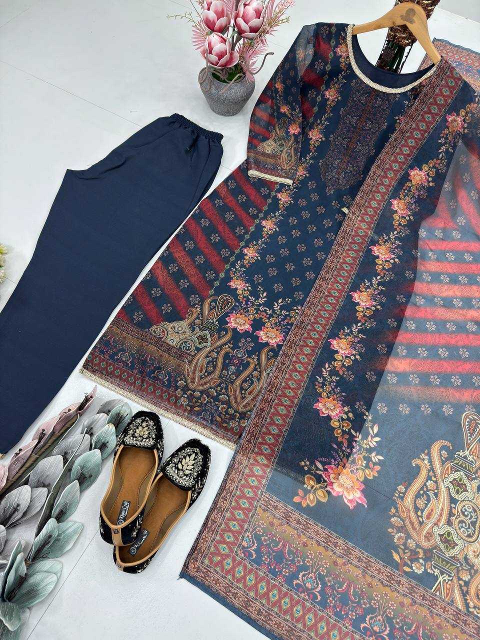 Ynf Satin KESH512 221 Islamic Clothing Wholesale Pakistani Suits Manufacturer