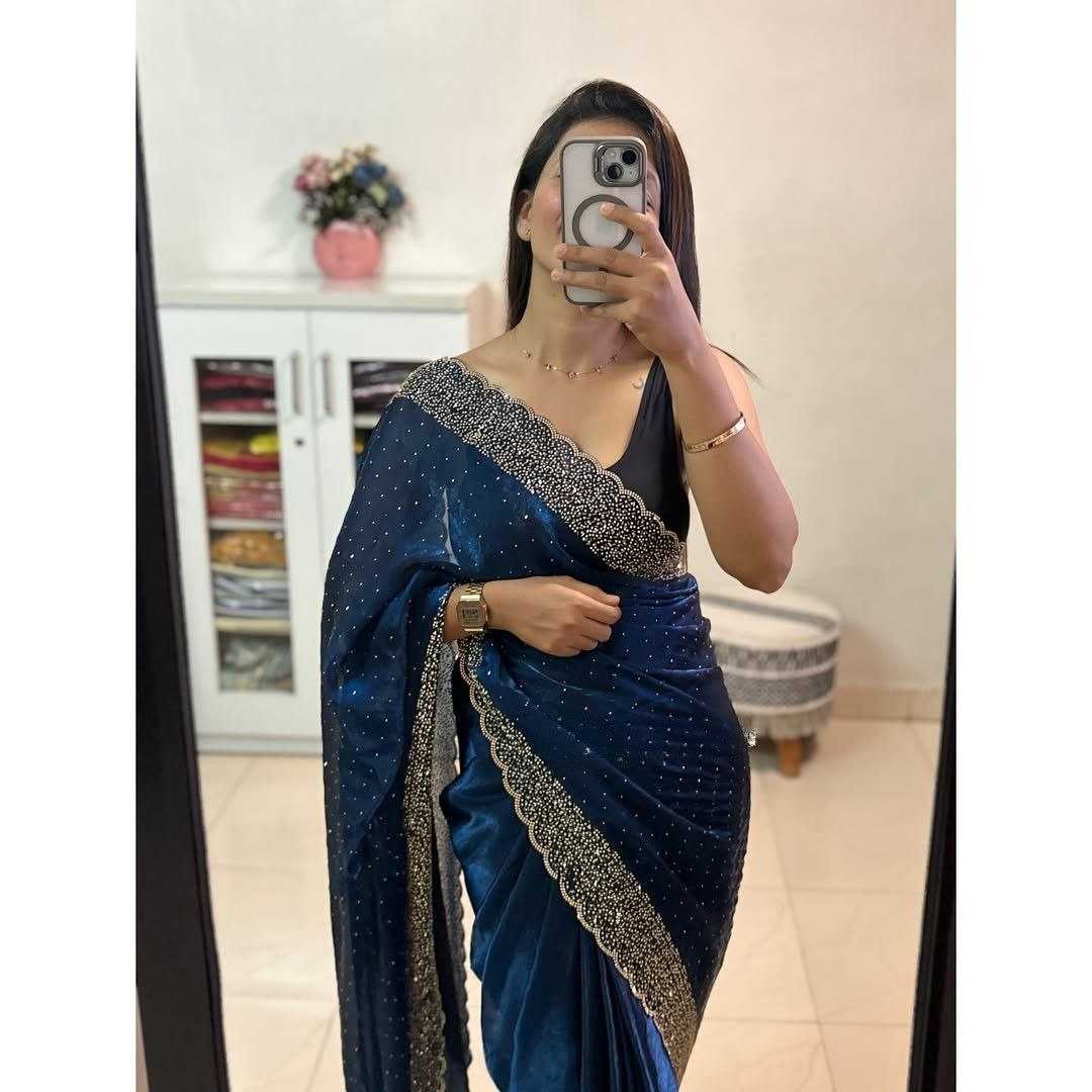 Ynf Satin RIN112 Shakuntala Sarees Wholesale Designer Sarees Lightweight Sarees Satin Sarees Manufacturer