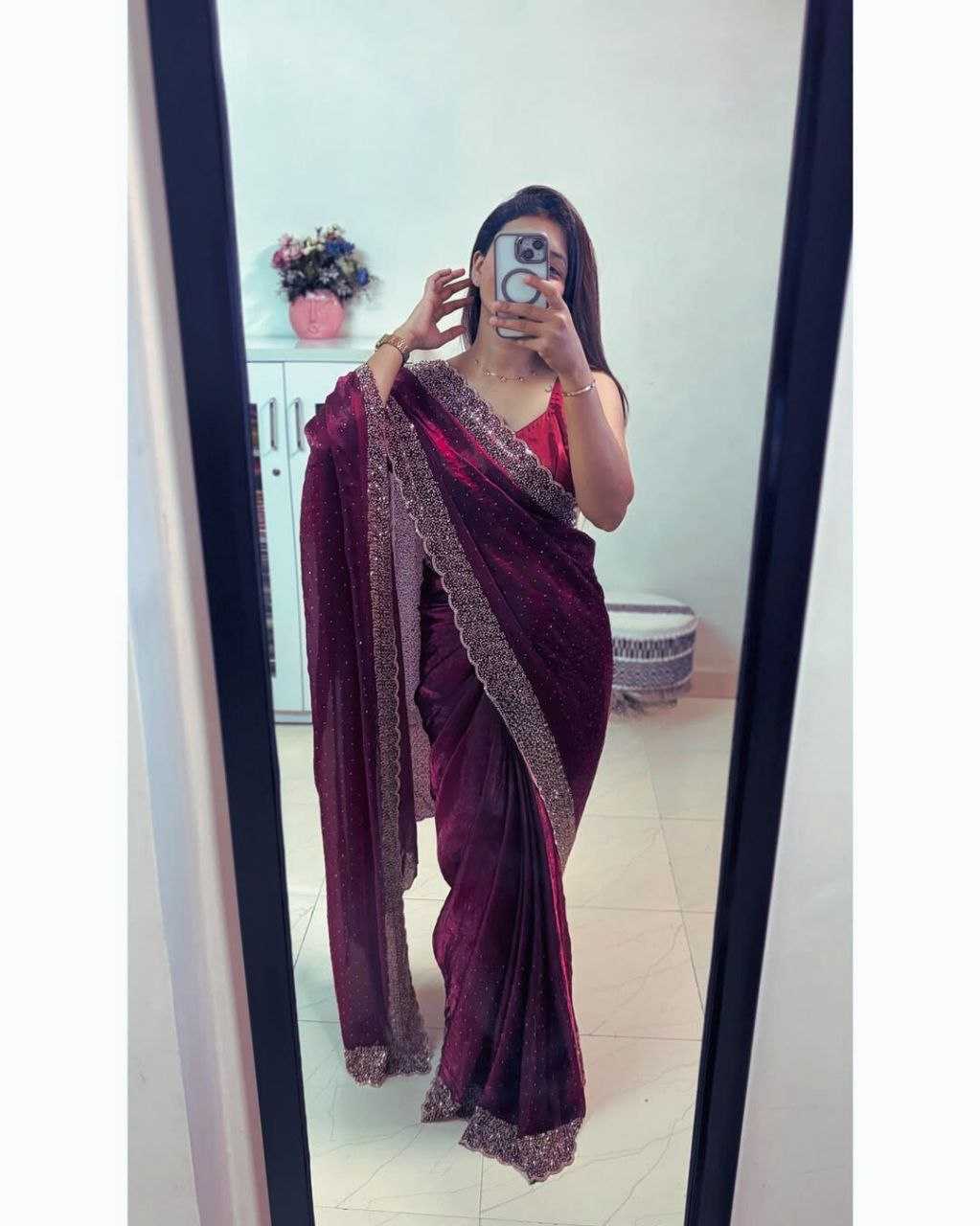 Ynf Satin RIN112 Shakuntala Sarees Wholesale Designer Sarees Lightweight Sarees Satin Sarees Manufacturer
