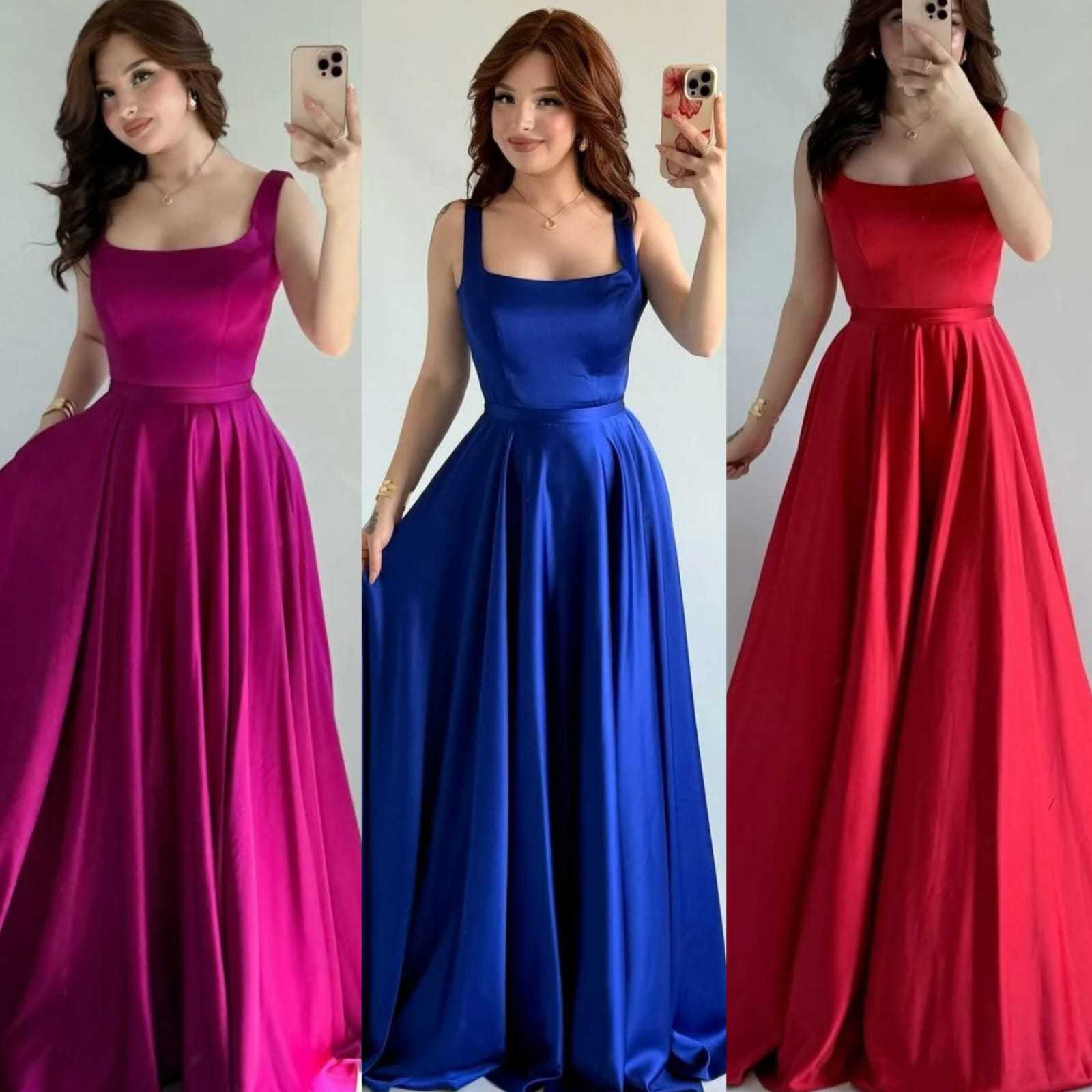 Ynf Satin RIN157 2151 Gowns Plus Size Collections Wholesale Party Gowns Designer Gowns Satin Gowns Manufacturer