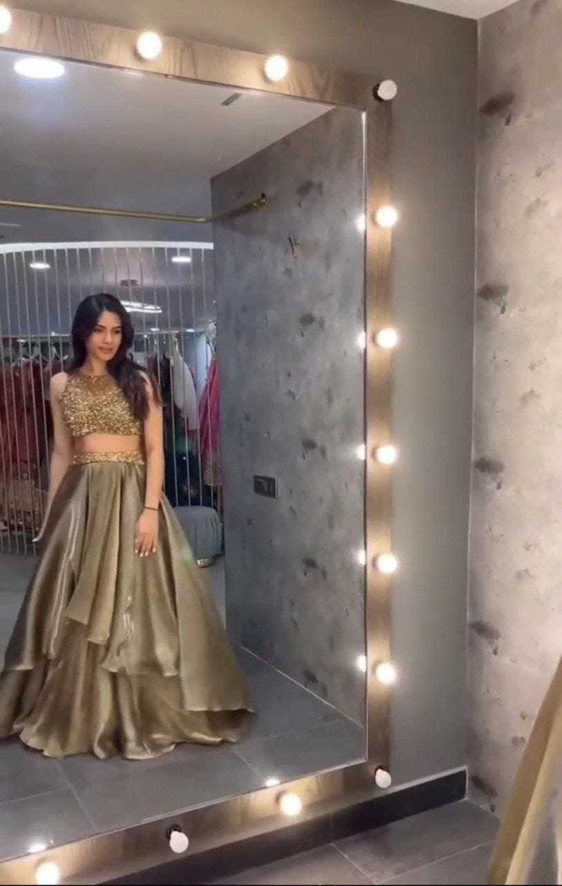 Ynf Satin RIN157 5266 Lehengas Plus Size Collections Wholesale Wedding Lehenga Net Fancy Lehenga Satin Lehenga Manufacturer