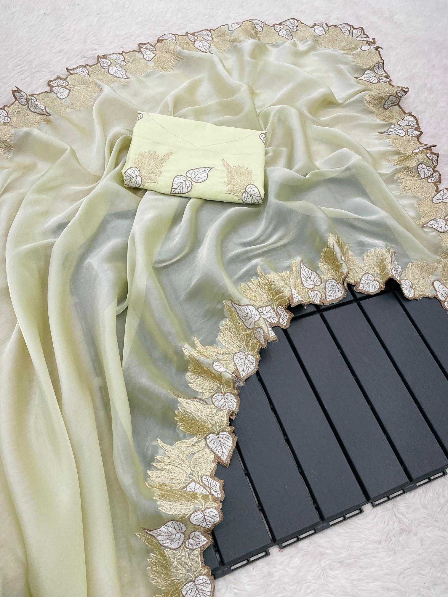 Ynf Satin RIN164 CROSS Sarees Wholesale Jimmy Choo Sarees Organza Sarees Satin Sarees Manufacturer